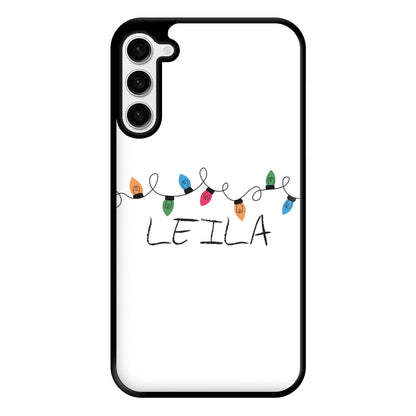 Fairy Lights - Personalised Stranger Phone Case for Galaxy S23 Plus