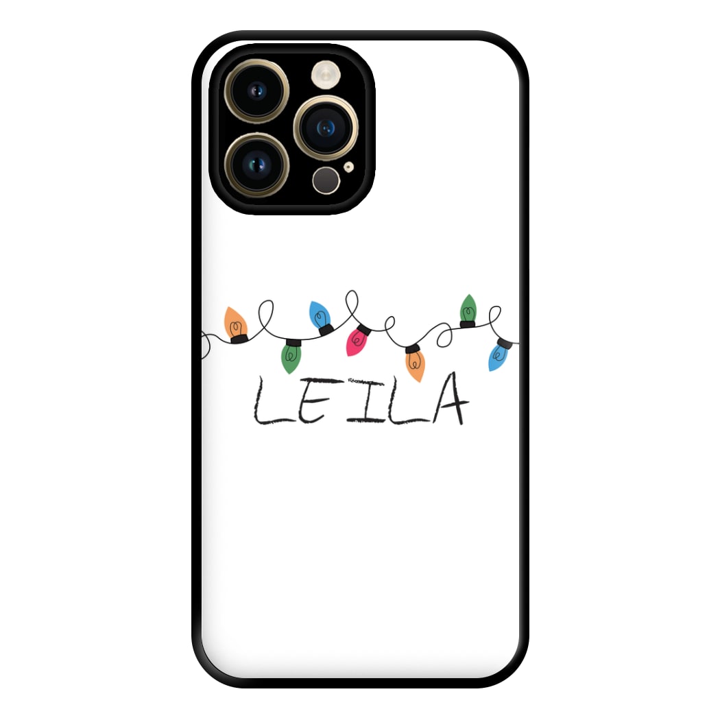 Fairy Lights - Personalised Stranger Phone Case for iPhone 14 Pro Max