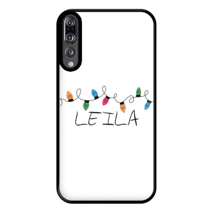 Fairy Lights - Personalised Stranger Phone Case for Huawei P20 Pro