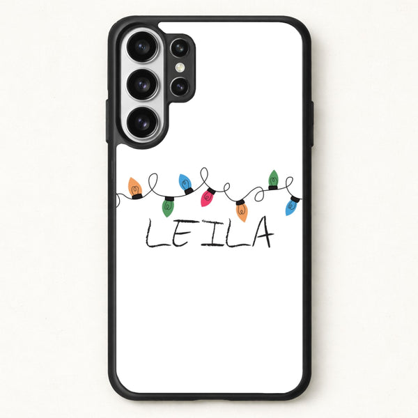 Fairy Lights - Personalised Stranger Phone Case for Galaxy S26 Ultra