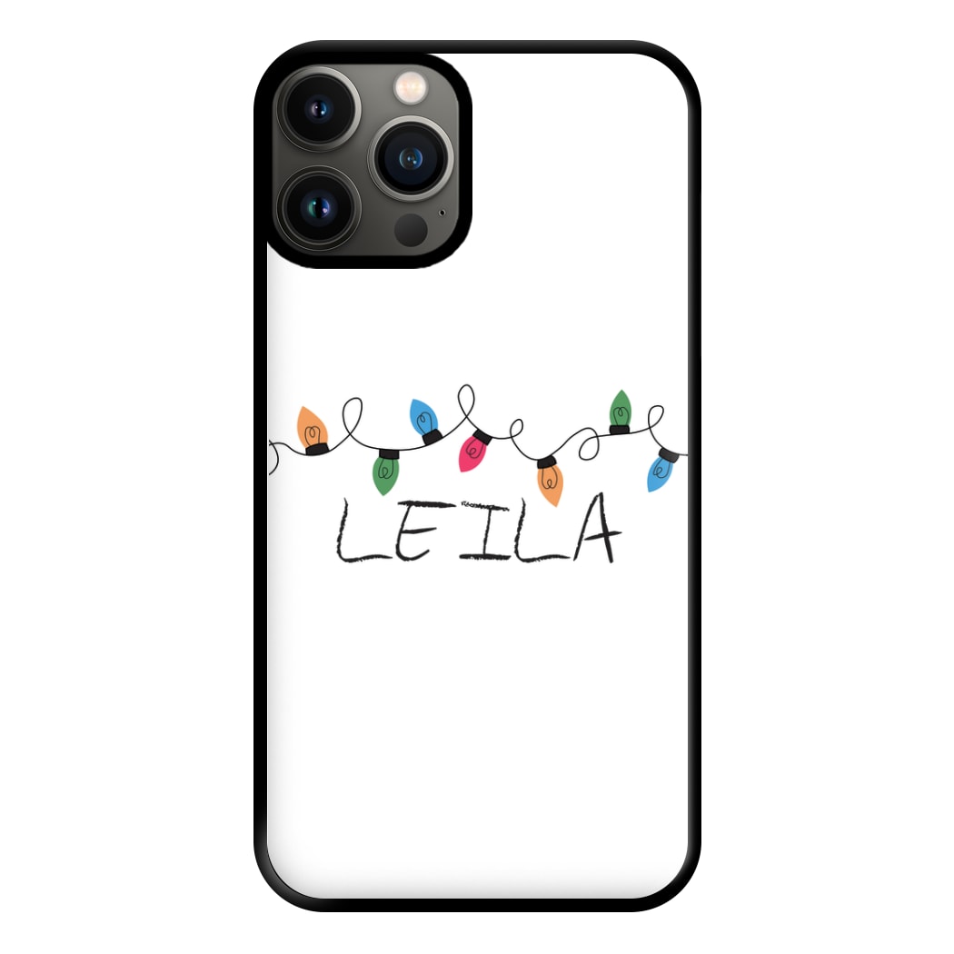 Fairy Lights - Personalised Stranger Phone Case for iPhone 13 Pro Max