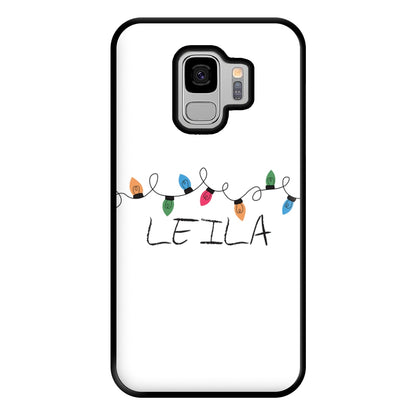 Fairy Lights - Personalised Stranger Phone Case for Galaxy S9 Plus