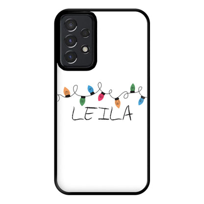 Fairy Lights - Personalised Stranger Phone Case for Galaxy A52 / A52s