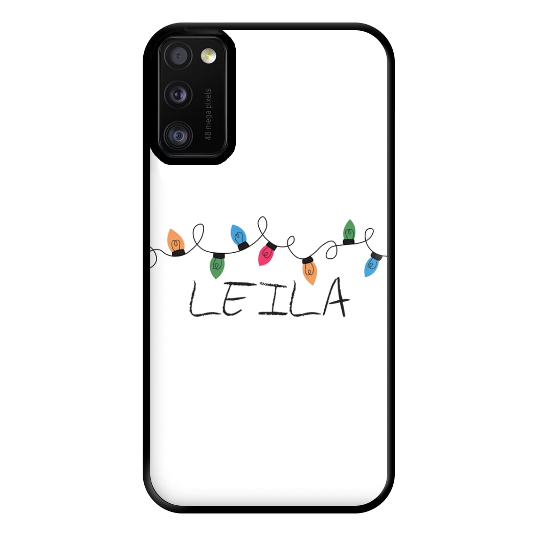 Fairy Lights - Personalised Stranger Phone Case for Galaxy A41