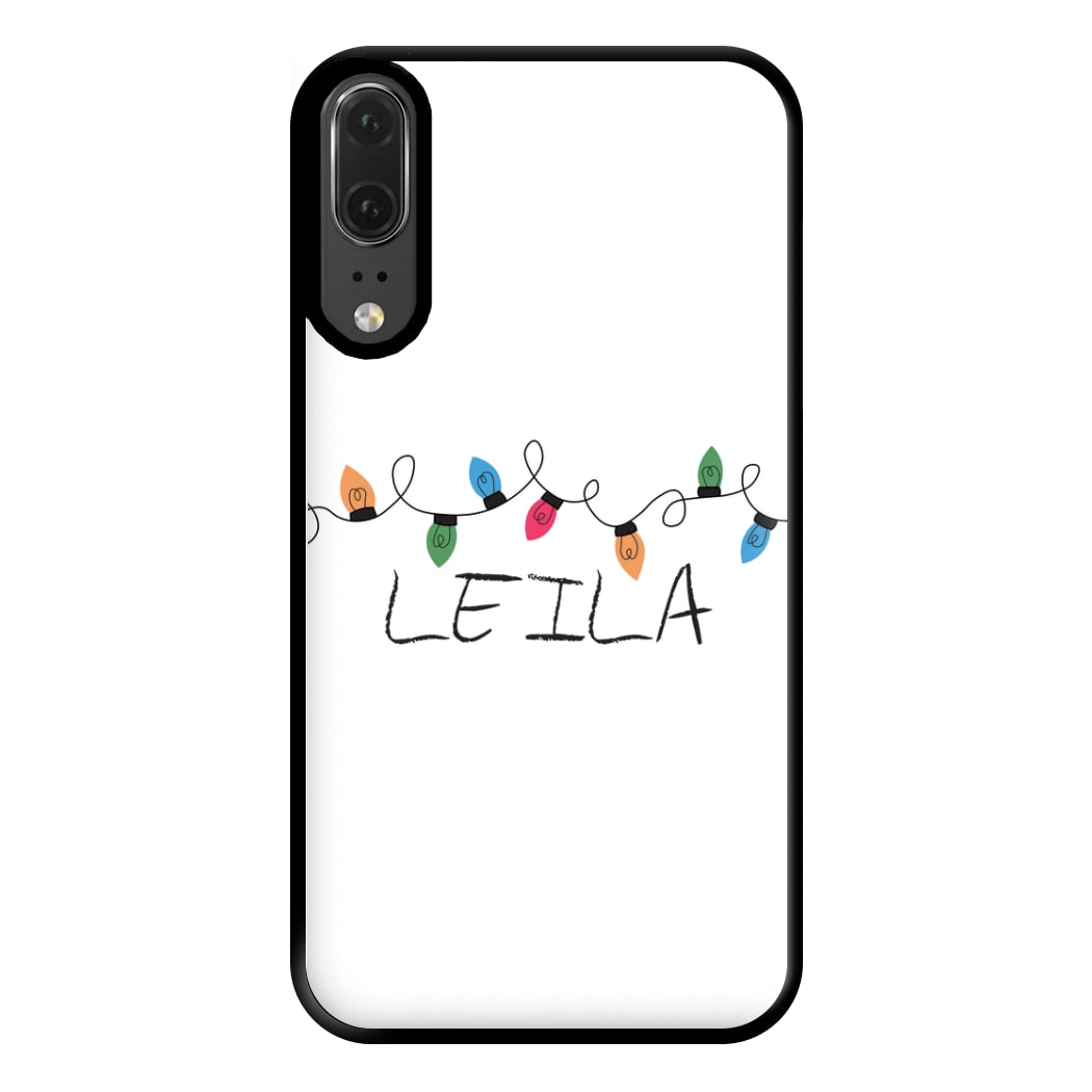 Fairy Lights - Personalised Stranger Phone Case for Huawei P20