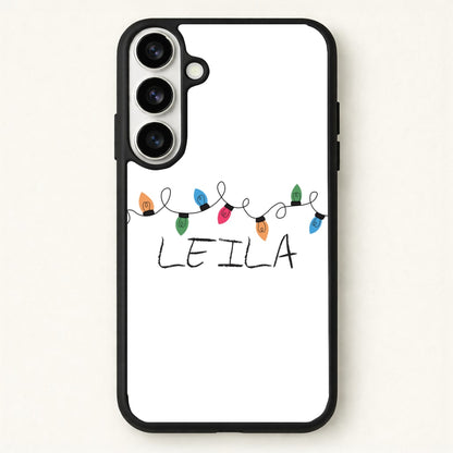 Fairy Lights - Personalised Stranger Phone Case for Galaxy S26