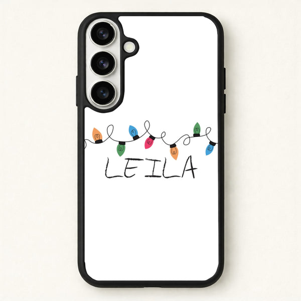 Fairy Lights - Personalised Stranger Phone Case for Galaxy S26