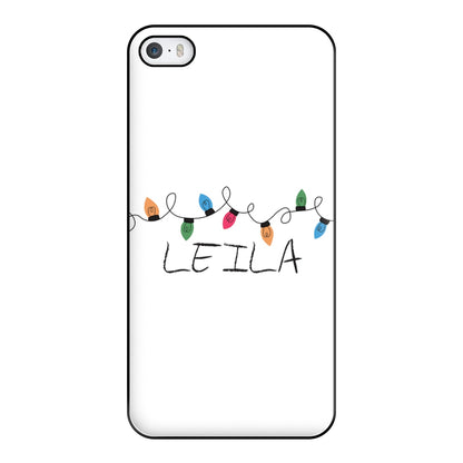 Fairy Lights - Personalised Stranger Phone Case for iPhone 5 / 5s / SE 2016