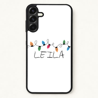 Fairy Lights - Personalised Stranger Phone Case for Galaxy A57