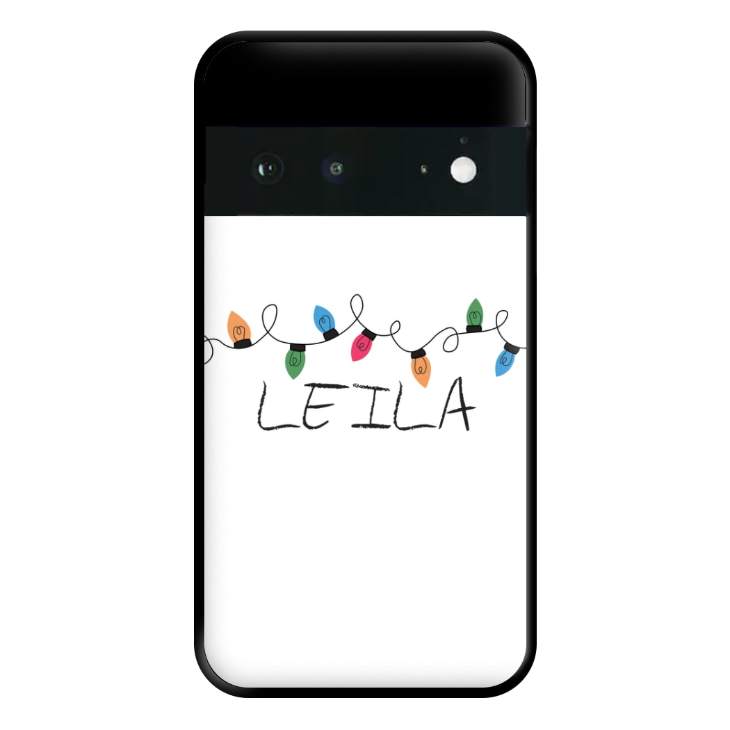 Fairy Lights - Personalised Stranger Phone Case for Google Pixel 6a