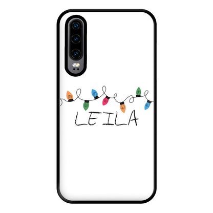 Fairy Lights - Personalised Stranger Phone Case for Huawei P30