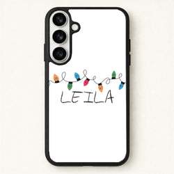 Fairy Lights - Personalised Stranger Phone Case for Galaxy S26 Plus