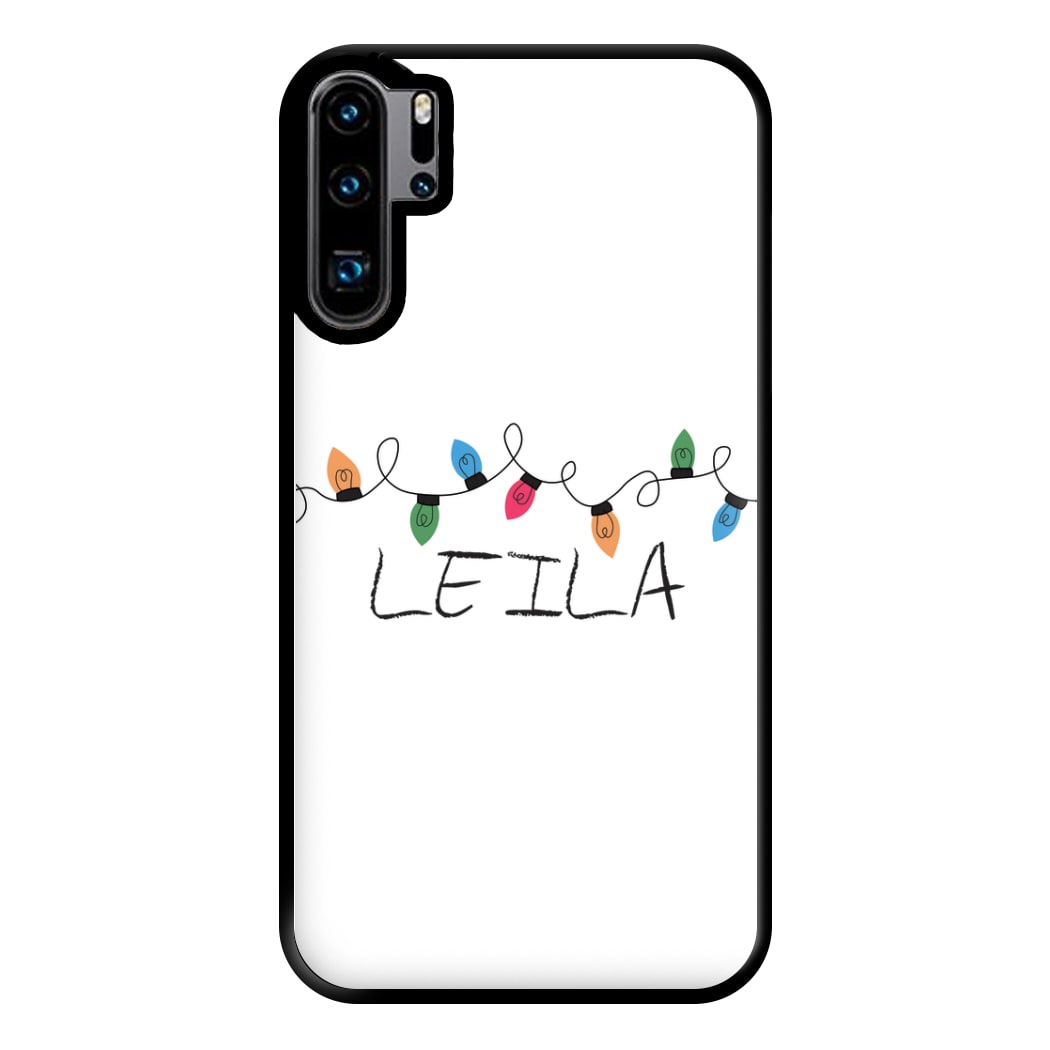 Fairy Lights - Personalised Stranger Phone Case for Huawei P30 Pro