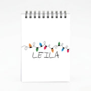 Fairy Lights - Personalised Stranger Notebook 4