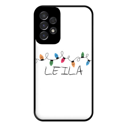 Fairy Lights - Personalised Stranger Phone Case for Galaxy A53