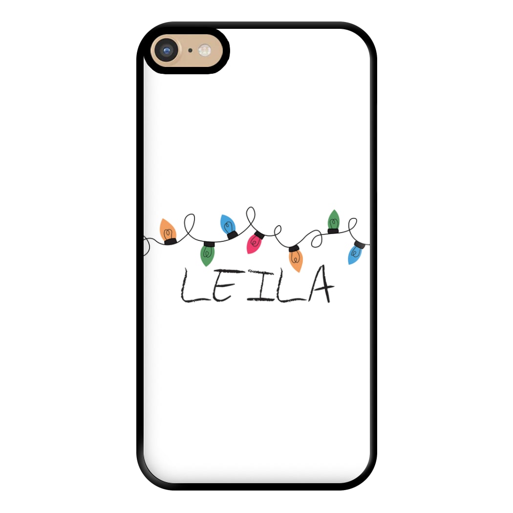 Fairy Lights - Personalised Stranger Phone Case for iPhone 6 Plus / 7 Plus / 8 Plus