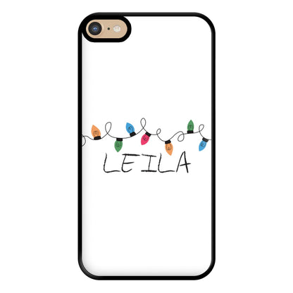 Fairy Lights - Personalised Stranger Phone Case for iPhone 6 Plus / 7 Plus / 8 Plus