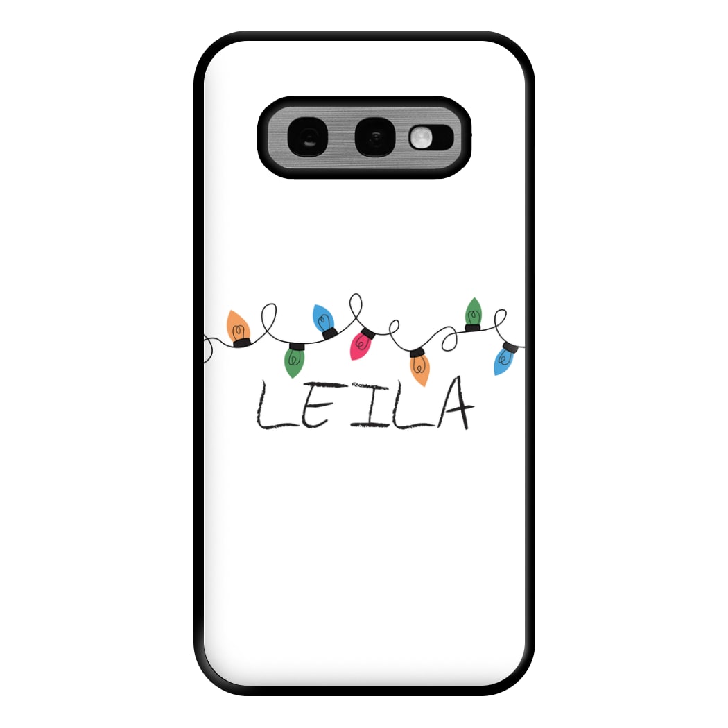 Fairy Lights - Personalised Stranger Phone Case for Galaxy S10e