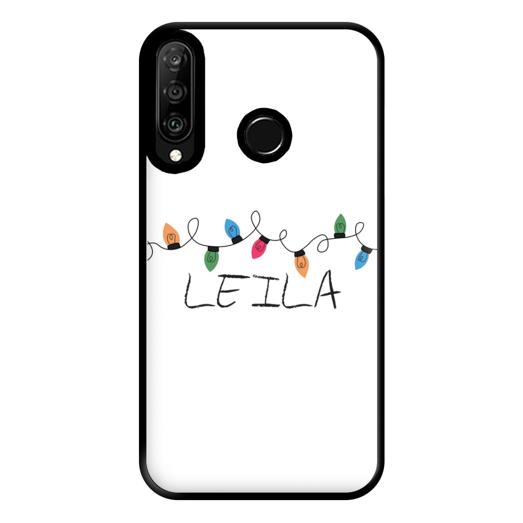 Fairy Lights - Personalised Stranger Phone Case for Huawei P30 Lite