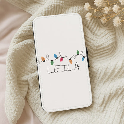 Fairy Lights - Personalised Stranger Wallet Phone Case