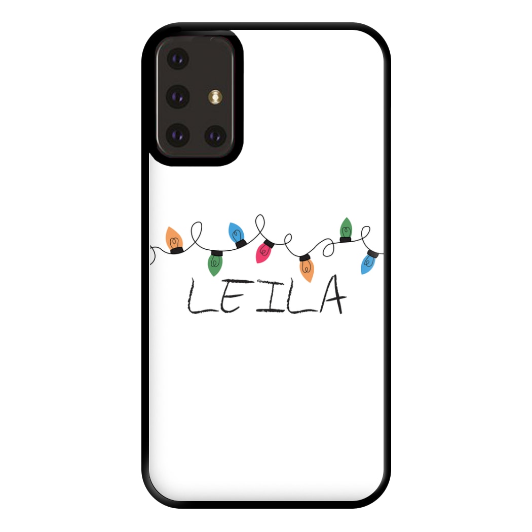 Fairy Lights - Personalised Stranger Phone Case for Galaxy A71