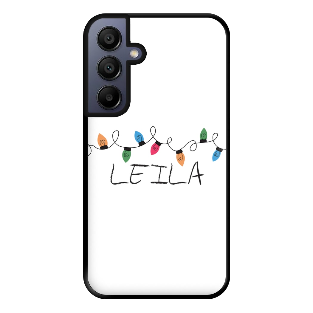 Fairy Lights - Personalised Stranger Phone Case for Galaxy A15