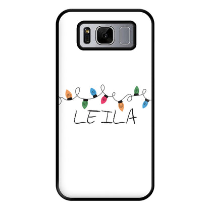 Fairy Lights - Personalised Stranger Phone Case for Galaxy S8 Plus