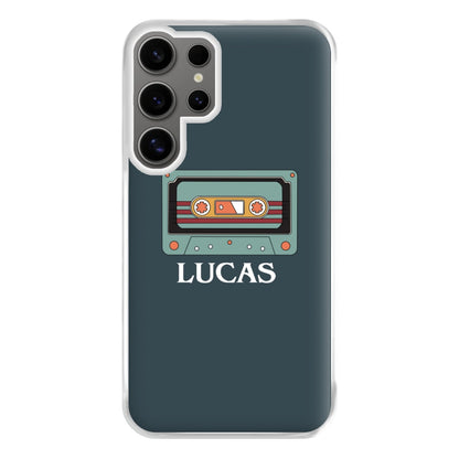 Cassette Tape - Personalised Stranger Phone Case for Galaxy S24 Ultra