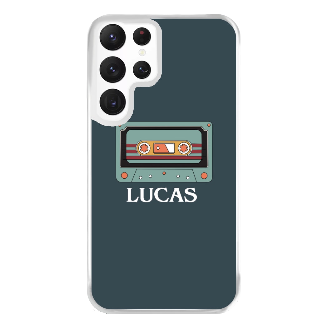 Cassette Tape - Personalised Stranger Phone Case for Galaxy S22 Ultra