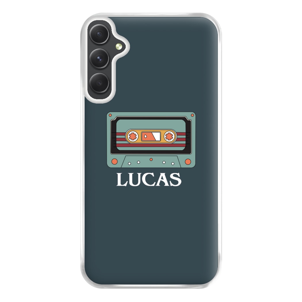 Cassette Tape - Personalised Stranger Phone Case for Galaxy A14