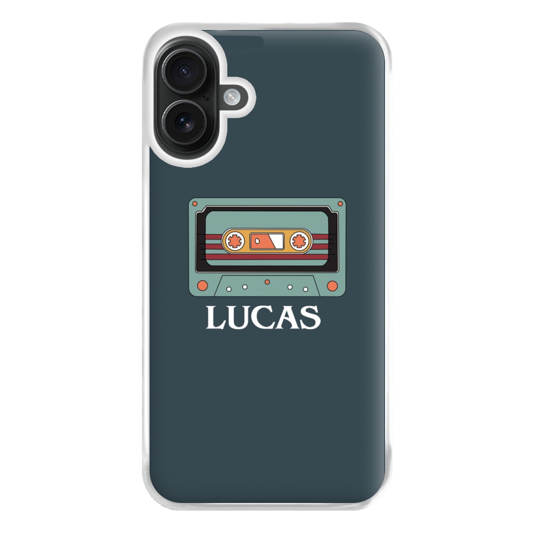 Cassette Tape - Personalised Stranger Phone Case for iPhone 16 Plus