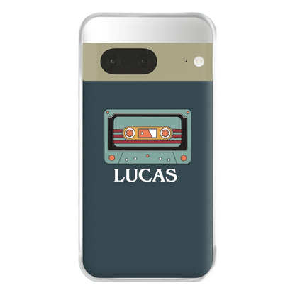 Cassette Tape - Personalised Stranger Phone Case for Google Pixel 7a