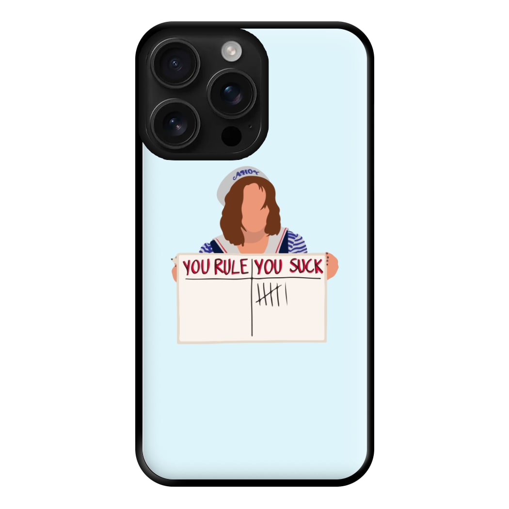 You Suck Tally Phone Case for iPhone 16 Pro Max