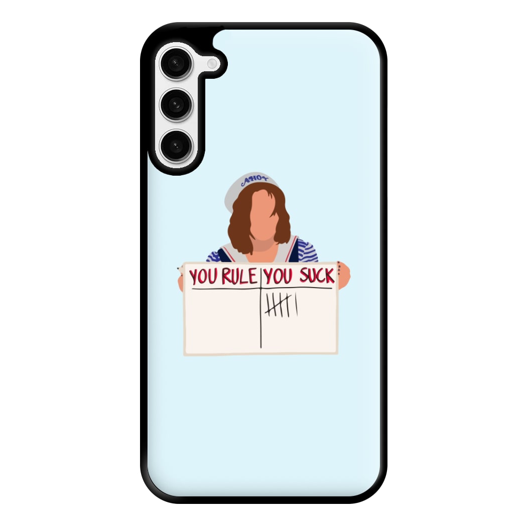 You Suck Tally Phone Case for Galaxy S23 Plus