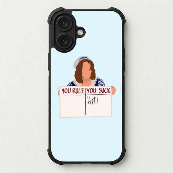 You Suck Tally Phone Case — Bumper case