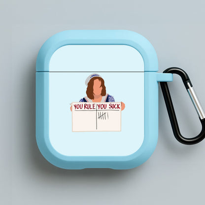 You Suck Tally Blue AirPods Case