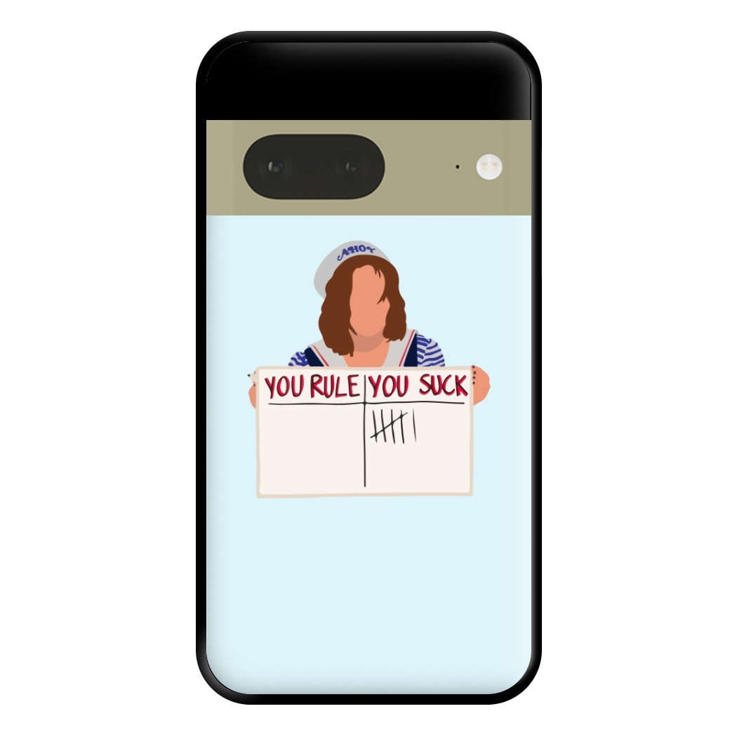 You Suck Tally Phone Case for Google Pixel 7a