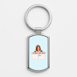 You Suck Tally Silver Keyring