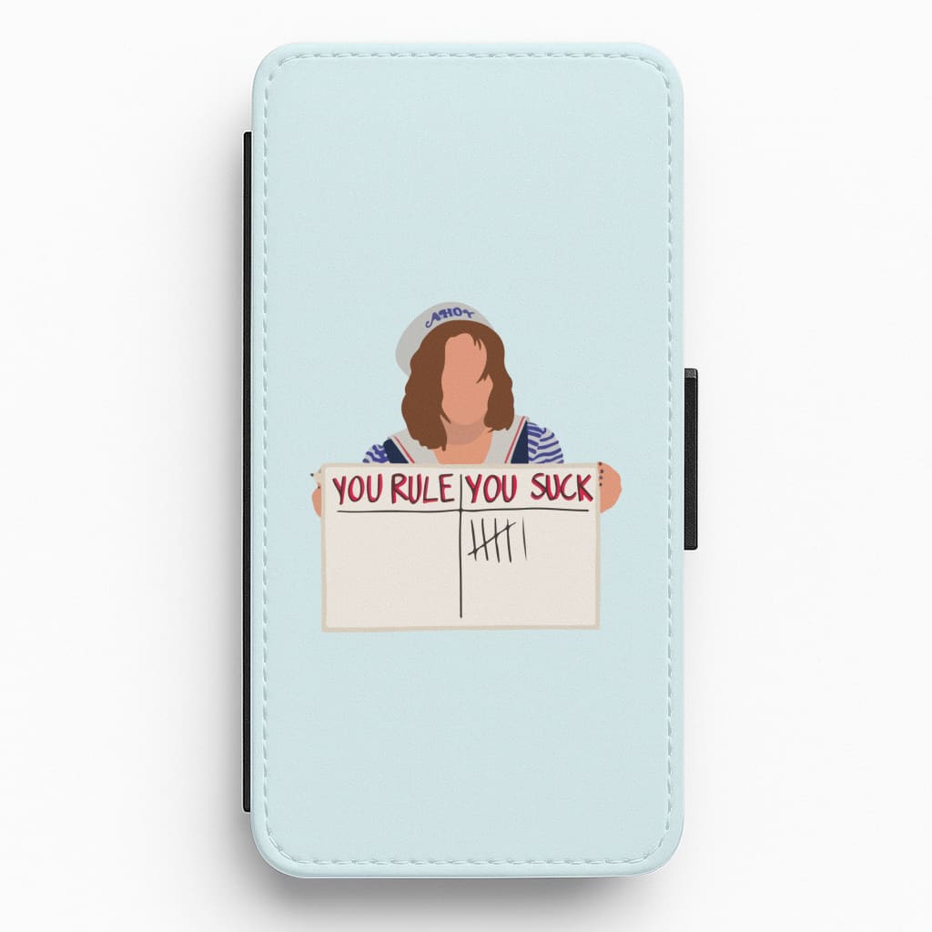 You Suck Tally Flip / Wallet Phone Case