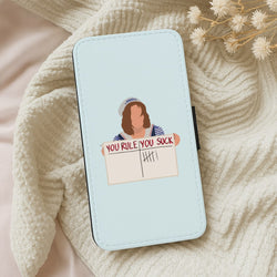 You Suck Tally Wallet Phone Case