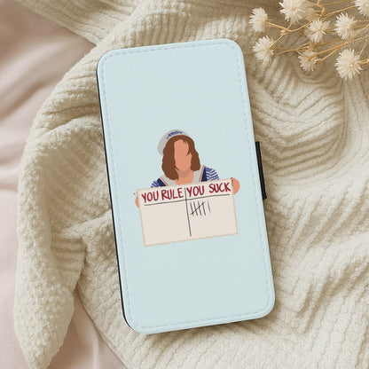 You Suck Tally Wallet Phone Case