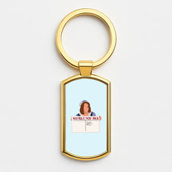 You Suck Tally Gold Keyring