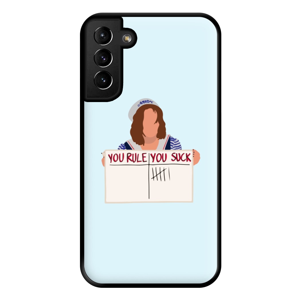 You Suck Tally Phone Case for Galaxy S21 Plus