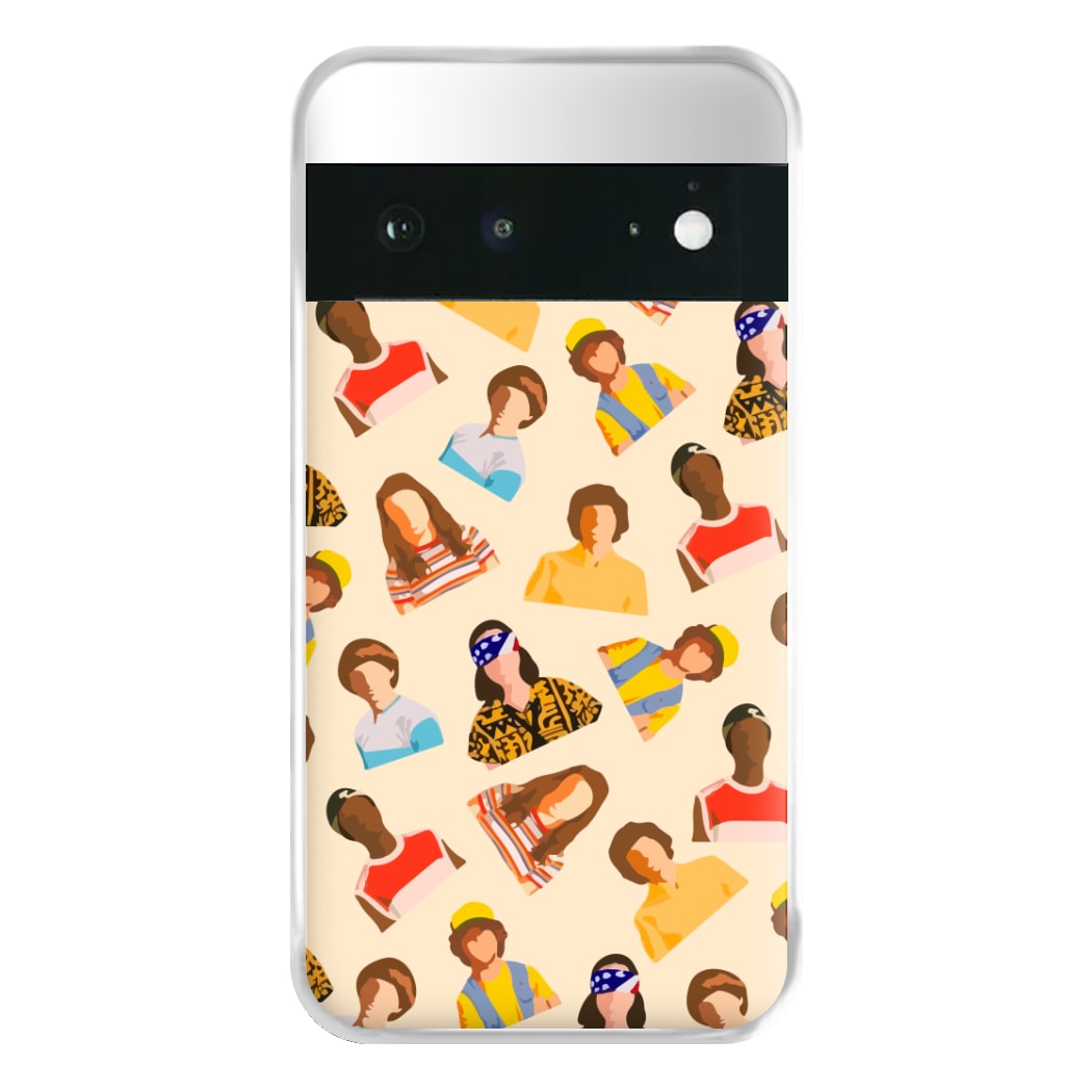 Stranger Pattern Phone Case for Google Pixel 6a