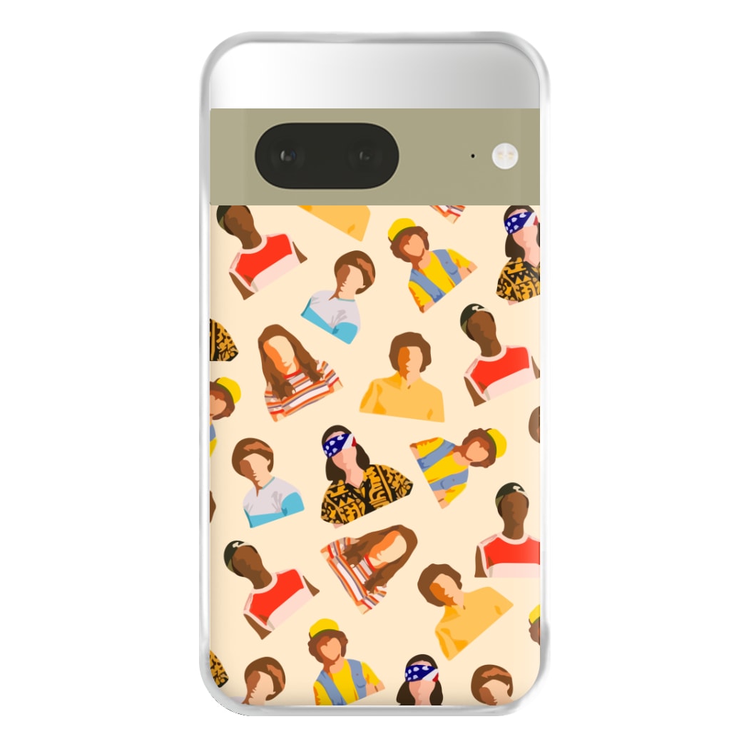 Stranger Pattern Phone Case for Google Pixel 7a