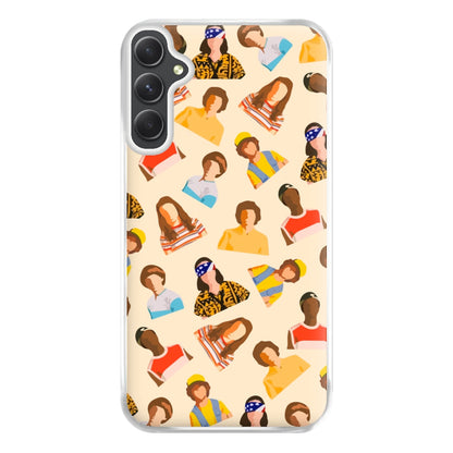 Stranger Pattern Phone Case for Galaxy A34