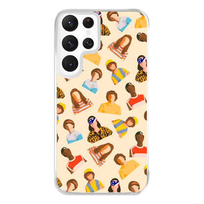 Stranger Pattern Phone Case for Galaxy S22 Ultra