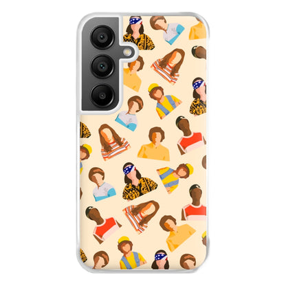 Stranger Pattern Phone Case for Galaxy A55