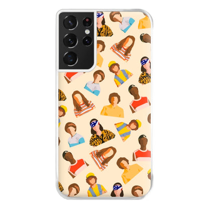 Stranger Pattern Phone Case for Galaxy S21 Ultra