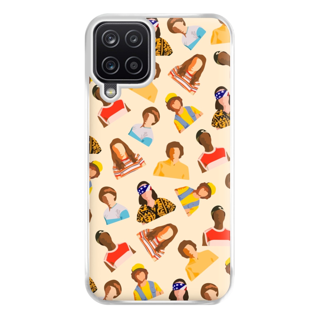 Stranger Pattern Phone Case for Galaxy A12